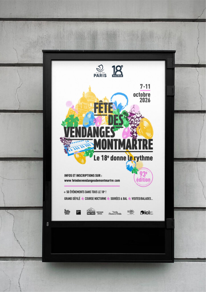 Afiche Fete des vendanges de Montmartre